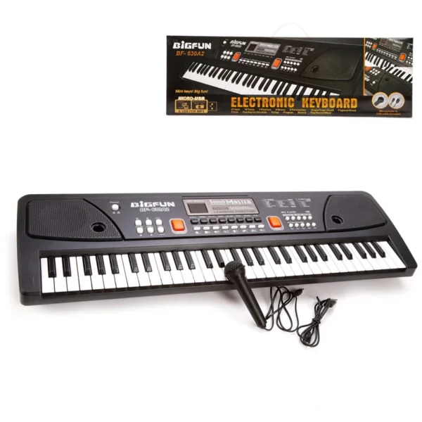 بازی آموزشی ارگ بیگفان مدل الکترونیک کیبورد 61 کلید کد BF-630A2
