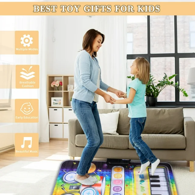 بازی آموزشی مدل سفره پیانو لمسی موزیکال کد 75757