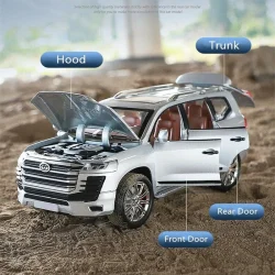 ماشین بازی جینلی فنگ مدل تویوتا لندکروز دودزا - Image 7