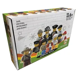 مینی فیگور مدل کپسولی طرح زندگی شهری مجموعه 24 عددی کد SM256