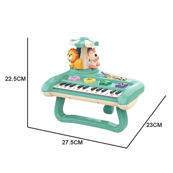 اسباب بازی مدل پیانو با چرخ و فلک موزیکال و رقص نور کد 8852B