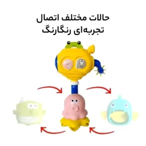 اسباب بازی حمام هانگر مدل آبریزه عروسکی کد HE8070