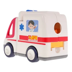 ماشین بازی هولا تویز مدل آمبولانس موزیکال کد E9997 - Image 14