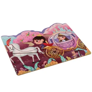 پازل 35 تکه مدل کالسکه سلطنتی کد K109