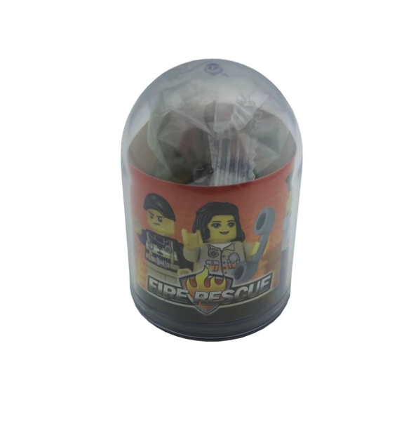 مینی فیگور مدل کپسولی طرح آتش نشانی مجموعه 8 عددی کد SM257 - Image 2