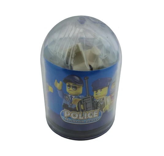 مینی فیگور مدل کپسولی طرح پلیس مجموعه 8 عددی کد SM257