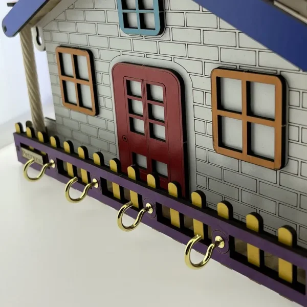 جا کلیدی پتیکو مدل کلبه بزرگ رنگی