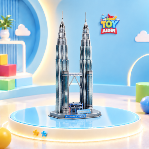 پازل ماکت سه بعدی مدل Petronas Towers کد 2803-A
