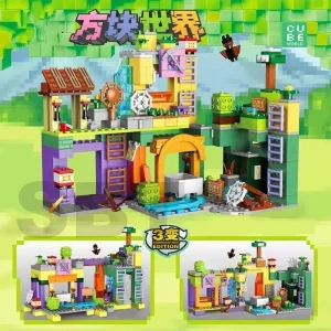 ساختنی ژگائو مدل معدن ماینکرفتی طرح Cube World Mine کد 981009
