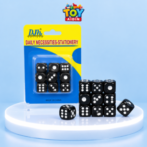تاس بازی دیجیاهی مدل Dice سایز 11mm مجموعه 9 عددی