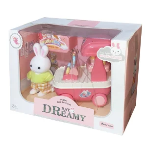 اسباب بازی Dreamy Bay مدل خانه خرگوش طرح چرخ بستنی فروش کد 6703
