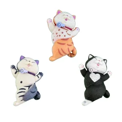 فیگور مدل گربه طرح Happy Cats مجموعه 3 عددی کد HC696