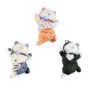 فیگور مدل گربه طرح Happy Cats مجموعه 3 عددی کد HC696