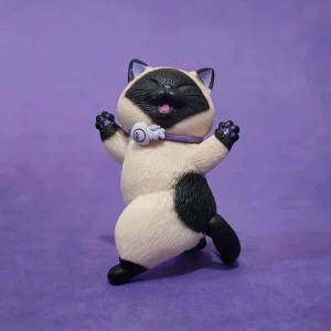 فیگور مدل گربه طرح Happy Cats مجموعه 3 عددی کد HC696B