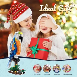 ساختنی ژگائو مدل پرندگان مجموعه 8 عددی کد 991003