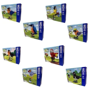 ساختنی ژگائو مدل پرندگان مجموعه 8 عددی کد 991003