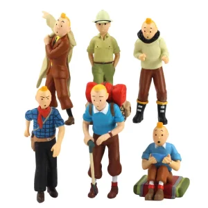 فیگور طرح تن تن مجموعه 6 عددی کد TI667