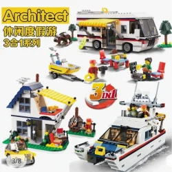 ساختنی بریک مدل Architect طرح ون کمپر 3 در 1 کد 3117 - Image 3