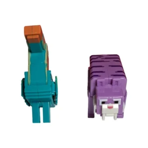 اکشن فیگور مدل ماینکرفت طرح گربه و توکا کد M645
