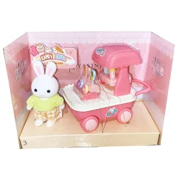 اسباب بازی Dreamy Bay مدل خانه خرگوش طرح چرخ بستنی فروش کد 6703 - Image 3