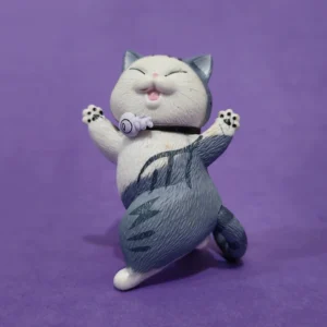 فیگور مدل گربه طرح Happy Cats مجموعه 3 عددی کد HC696B