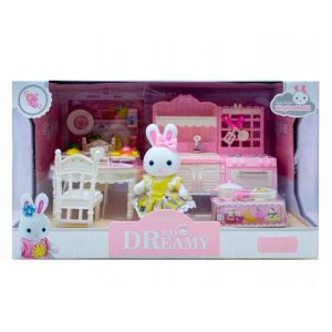 اسباب بازی Dreamy Bay مدل خانه خرگوش طرح آشپزخانه کد 6669