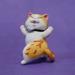 فیگور مدل گربه طرح Happy Cats مجموعه 3 عددی کد HC696C