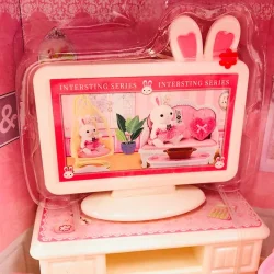 اسباب بازی Dreamy Bay مدل خانه خرگوش طرح اتاق پذیرایی کد 6669 - Image 3
