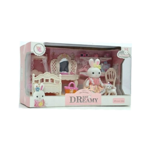 اسباب بازی Dreamy Bay مدل خانه خرگوش طرح اتاق خواب کد 6669