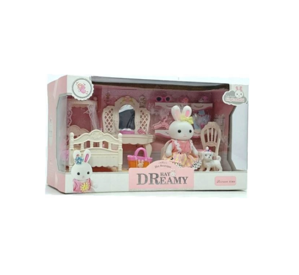 اسباب بازی Dreamy Bay مدل خانه خرگوش طرح اتاق خواب کد 6669