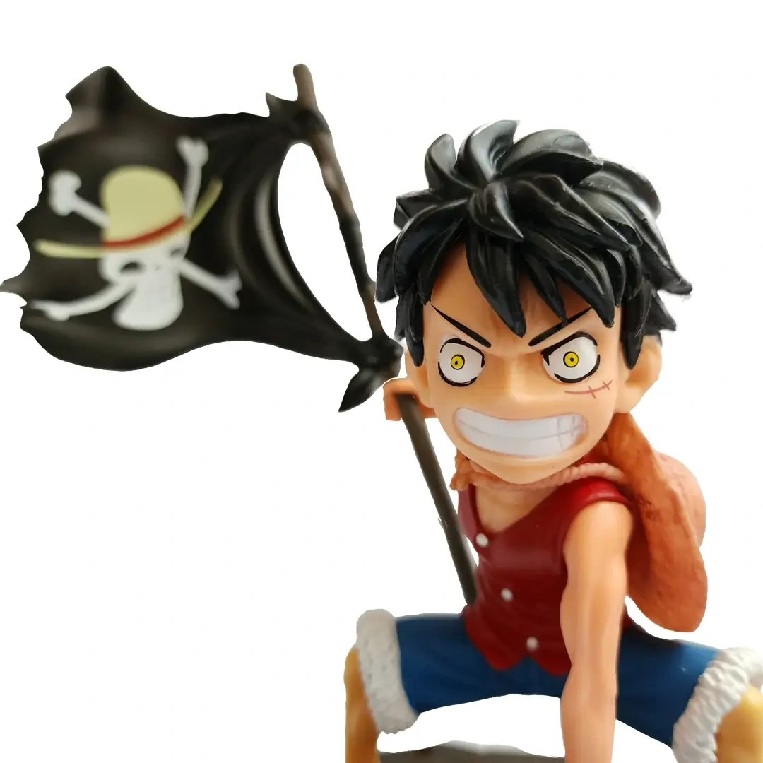 فیگور مدل وان پیس طرح لوفی با پرچم کلاه حصیری ها کد ON865