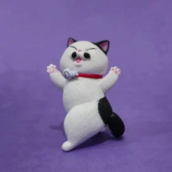 فیگور مدل گربه طرح Happy Cats مجموعه 3 عددی کد HC696C