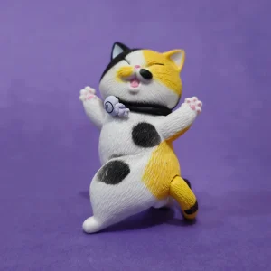 فیگور مدل گربه طرح Happy Cats مجموعه 3 عددی کد HC696C