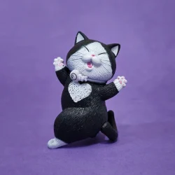 فیگور مدل گربه طرح Happy Cats مجموعه 3 عددی کد HC696