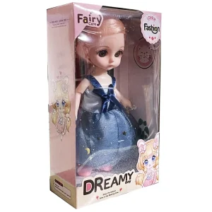 عروسک Dreamy Bay مدل چشم تیله ای کد 6637 ارتفاع 15 سانتی متر