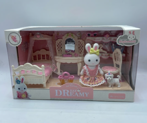 اسباب بازی Dreamy Bay مدل خانه خرگوش طرح اتاق خواب کد 6669 - Image 2