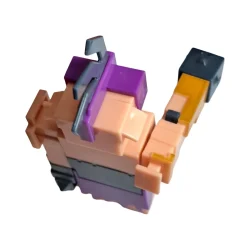 اکشن فیگور مدل ماینکرفت طرح پیگ من گرز پرتاب کن کد M645