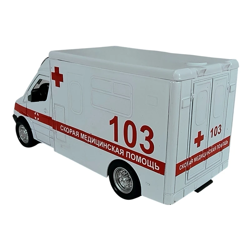 ماشین بازی مدل ون آمبولانس کد A097B