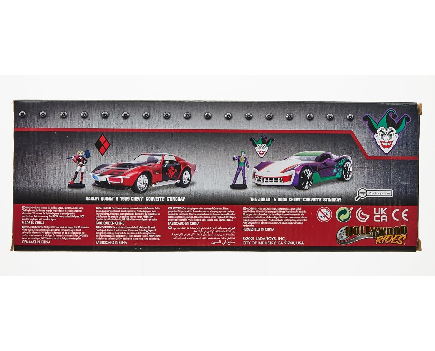 ماکت ماشین جادا مدل Chevy Corvette Stingray 2009 طرح جوکر کد 31199