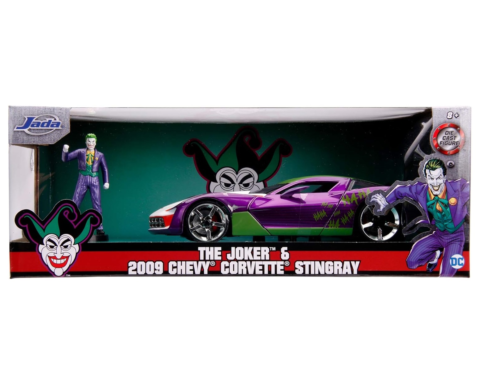 ماکت ماشین جادا مدل Chevy Corvette Stingray 2009 طرح جوکر کد 31199