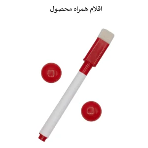 تخته وایت برد طرح اسپایدرمن سایز 30×20 سانتی متر به همراه ماژیک و آهنربا مجموعه 4 عددی کد WS266