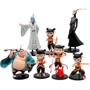 فیگور مدل انیمیشن نژا مجموعه 7 عددی کد NE886