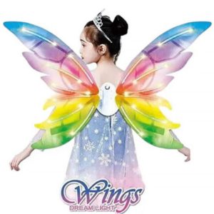 تن پوش مدل بال فرشته چراغدار موزیکال طرح Dream Light کد 91-813 - Image 5