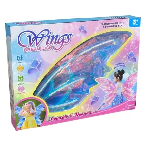 تن پوش مدل بال فرشته چراغدار موزیکال طرح Dream Light کد 91-813