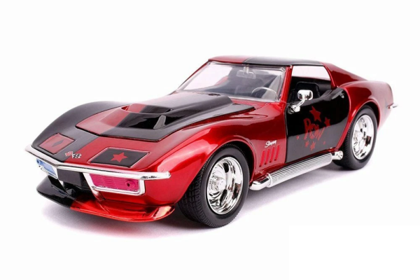 ماکت ماشین جادا مدل Chevy Corvette Stingray 1969 طرح هارلی کوئین کد 31196 - Image 5