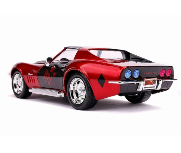 ماکت ماشین جادا مدل Chevy Corvette Stingray 1969 طرح هارلی کوئین کد 31196 - Image 7