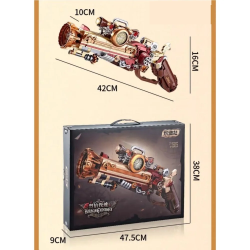 ساختنی مدل تفنگ تپانچه عصر بخار طرح Steampunk Pistol کد 212231
