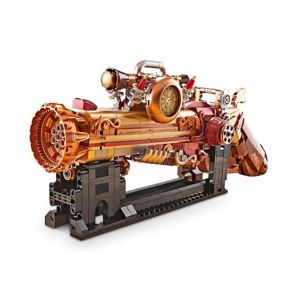 ساختنی مدل تفنگ تپانچه عصر بخار طرح Steampunk Pistol کد 212231