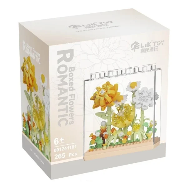 ساختنی مدل گل طرح Romantic Boxed Flowers کد 41101