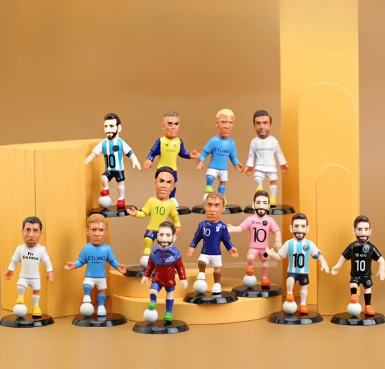 فیگور مدل فوتبالیست های اروپایی مجموعه 12 عددی کد EF932
